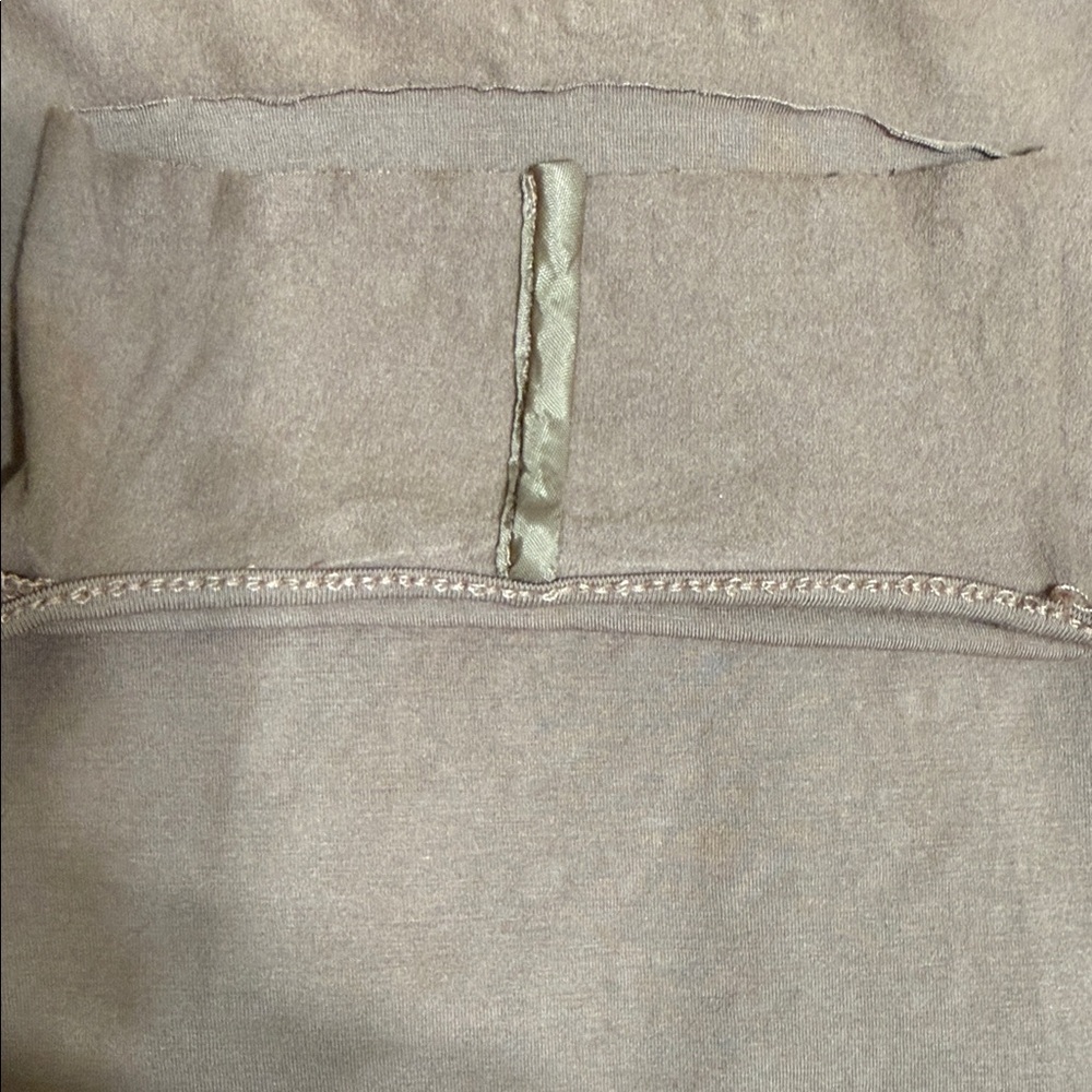 Patrizia Pepe Open Back Long-Sleeve Turtleneck Top in Brow withEmbellished Front - Picture 13 of 16